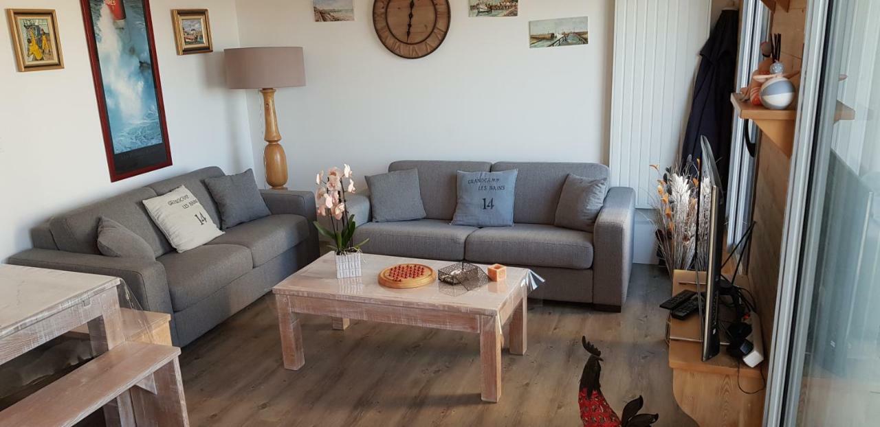 Appartement Vue Sur Mer Et Port 그랑캉프-메지 외부 사진